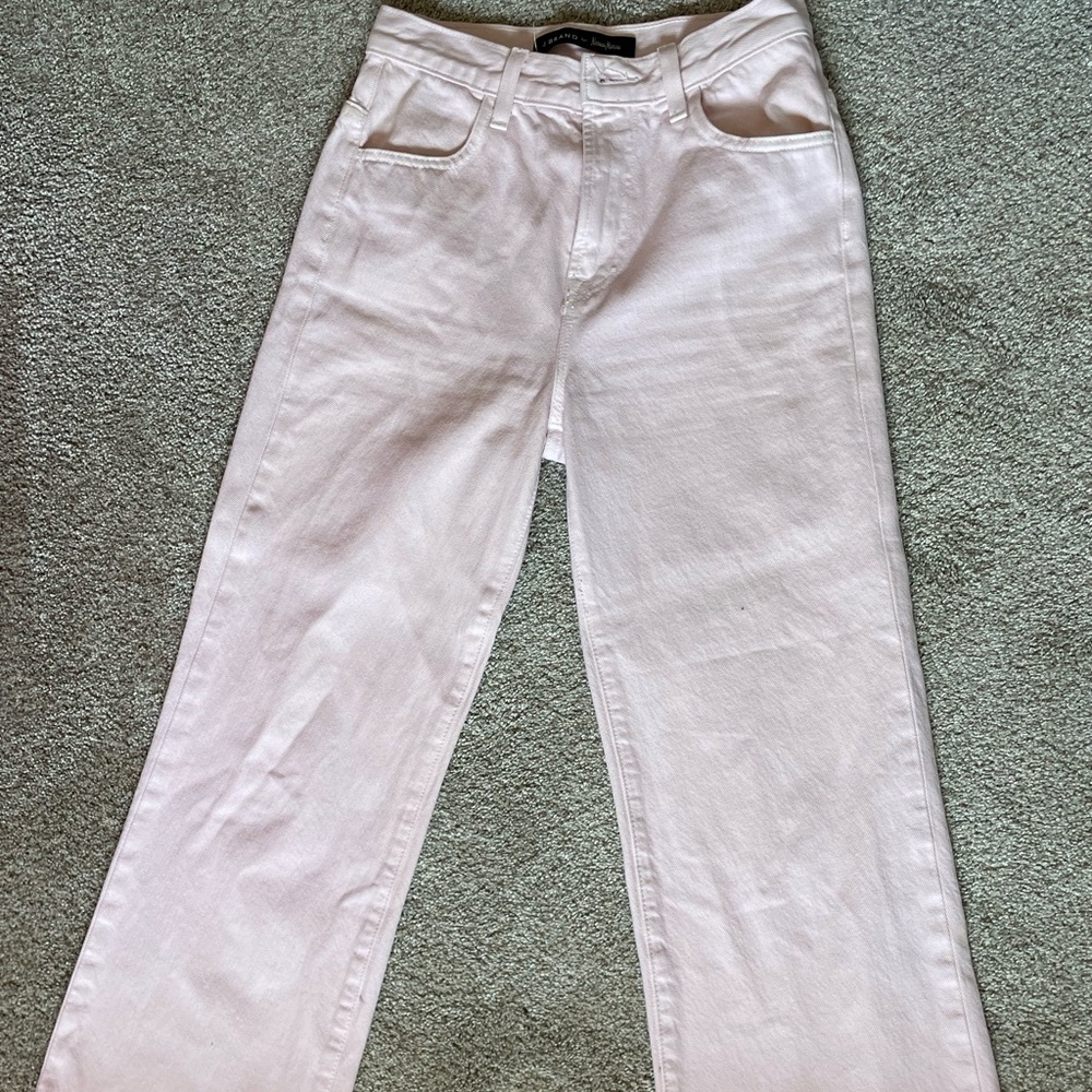 J Brand for Neiman Marcus Light Pink Jeans PETITE
